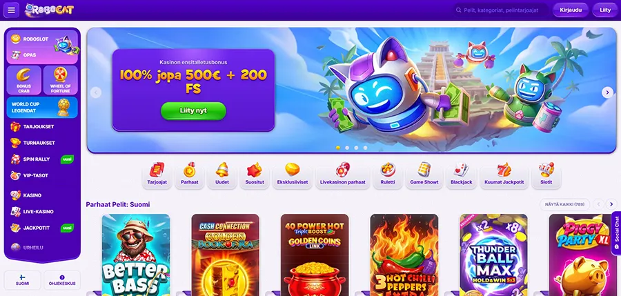 Robocat online casino