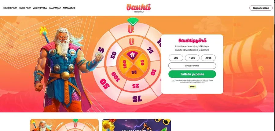 Vauhti online casino